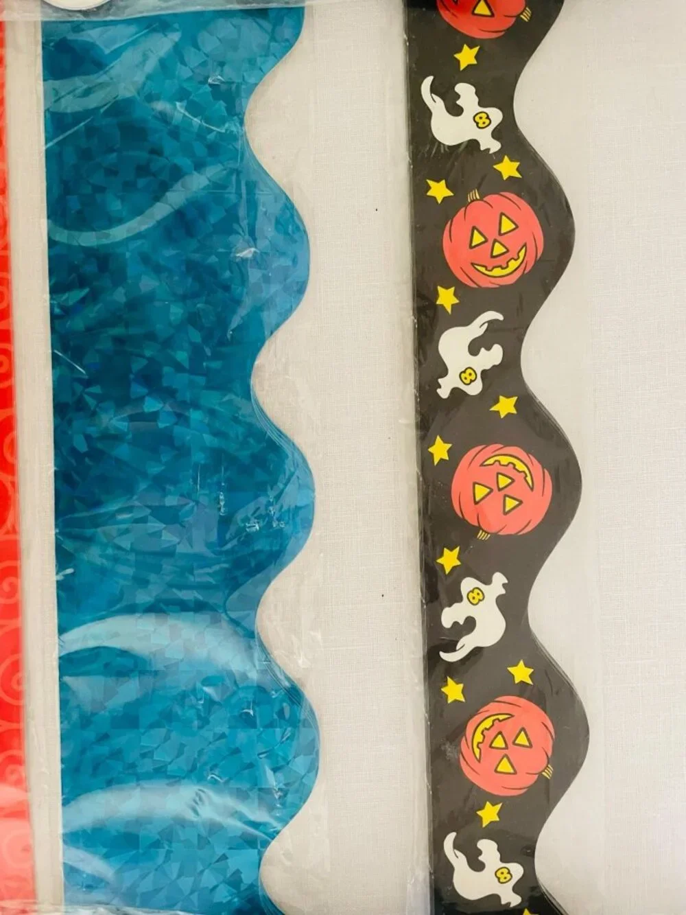 Teacher Bulletin Board Borders Pack 114 Ft Scalloped Straight Edge Borders New